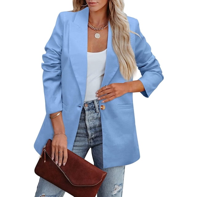 Pntutb moda mujer Casual bolsillos manga larga Casual sólido abrigo cárdigan blusa Pntutb Pntutb-2706