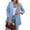 Blue, variant on Fanxing Blazer Clearance Womens Casual Business Fashion Blazer Work Professional Buttons Suit Jacket Long Sleeve Coat with Pockets S,M,L,XL,XXL,XXXL