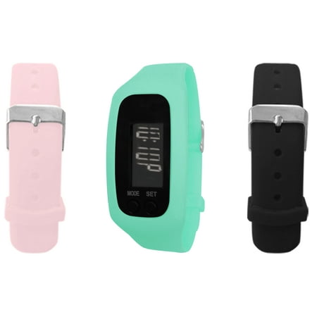 Fitness Tracker Watch and Interchangable Strap Set