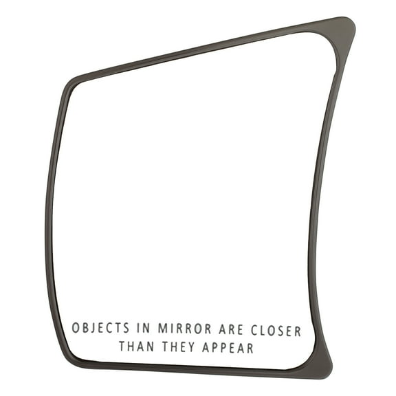 80922GLH - Fit System 80922Glh - Fit System Driver Side Replacement Mirror Glass with backing plate Only For Snap & Zap 80920 Convex Lens