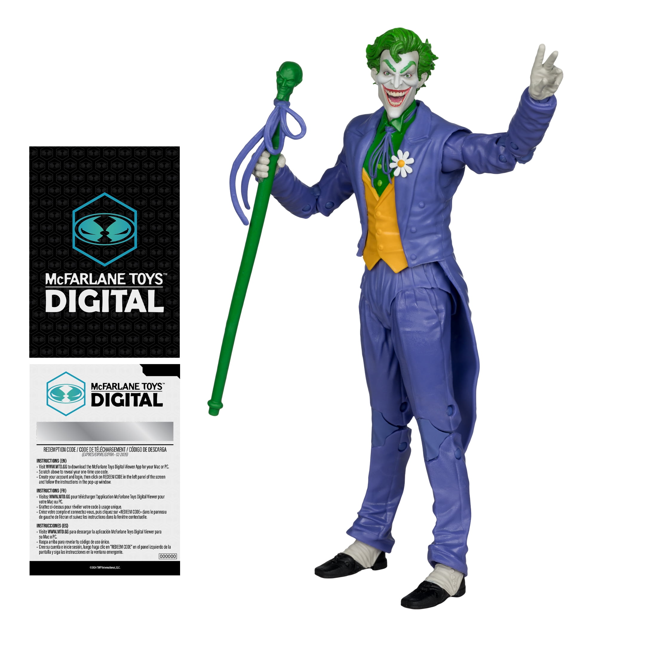 全国送料無料・イイ店 DC McFarlane Direct Figure Action Joker The Edition Platinum ダーツ