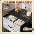 thumbnail image 2 of Dresser for Bedroom with 4 Storage Drawers 3D 16 Scandinavian Style Tile Seal Waterproof Heat Dressers Chest of Drawers Steel Framed Fabric Closet Organizers for Dorm Entryway, 2 of 8