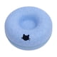 thumbnail image 2 of Cama túnel para gatos, nido para gatos, cueva escondida, resistente a los arañazos, lavable, con cremallera, cueva para gatos, condominio tipo donut Azul 50cm, 2 of 9