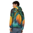 thumbnail image 4 of Honeii Mango In The Rain Print Hoodies for Men, Pullover & Full Zip, Breathable Zip up Hoodie, Sweatshirt-XX-Large, 4 of 5