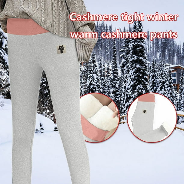 lambskin winter leggings  Winter Warm Leggings Women Lambskin