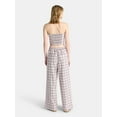 thumbnail image 3 of No Boundaries Sweetheart Neck Tube Top and Wide Leg Pants Set, 2-Piece, Women's, 3 of 4