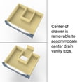 thumbnail image 5 of Alpine 72" Blue Wood Floating Vanity Base/Brushed Nickel Handles, 5 of 6