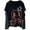 Black, variant on Women's Punk T-Shirt Y2K Slim Fit Skull Print Long Sleeve Two Piece Casual Tee