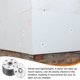 thumbnail image 5 of Uxcell 100pcs Sujetadores de Espuma Arandelas 1-3/8 Pulgadas Arandela de Pared de Acero Galvanizado para Fijación e Instalación de Paneles de Espuma, 5 of 7