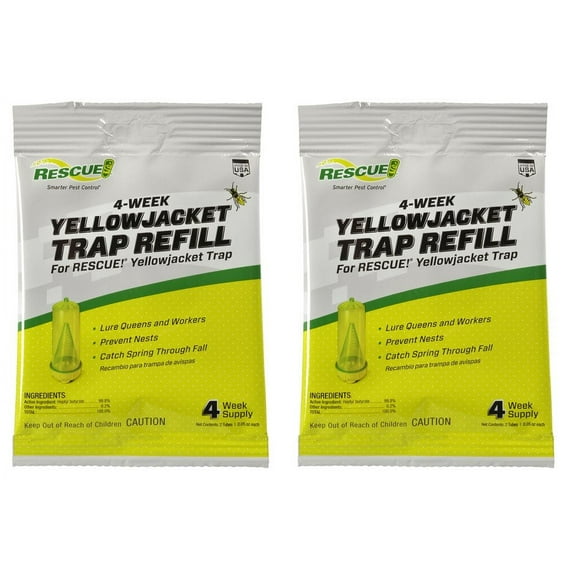 RESCUE! Yellowjacket Attractant  4 Week Supply - 2 Pack