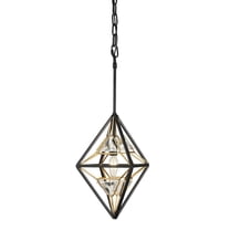 Varaluz Marcia 1-Lt Mini Pendant - Matte Black/French Gold