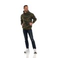 thumbnail image 5 of BILLIONHATS 3 Pack Wholesale Green Camo Hoodie Sweatshirts, Mens Heavyweight Fleece Lined Pullover Hoodies, Bulk Adults Sweatshirts, Homeless Donation (X-Small), 5 of 7