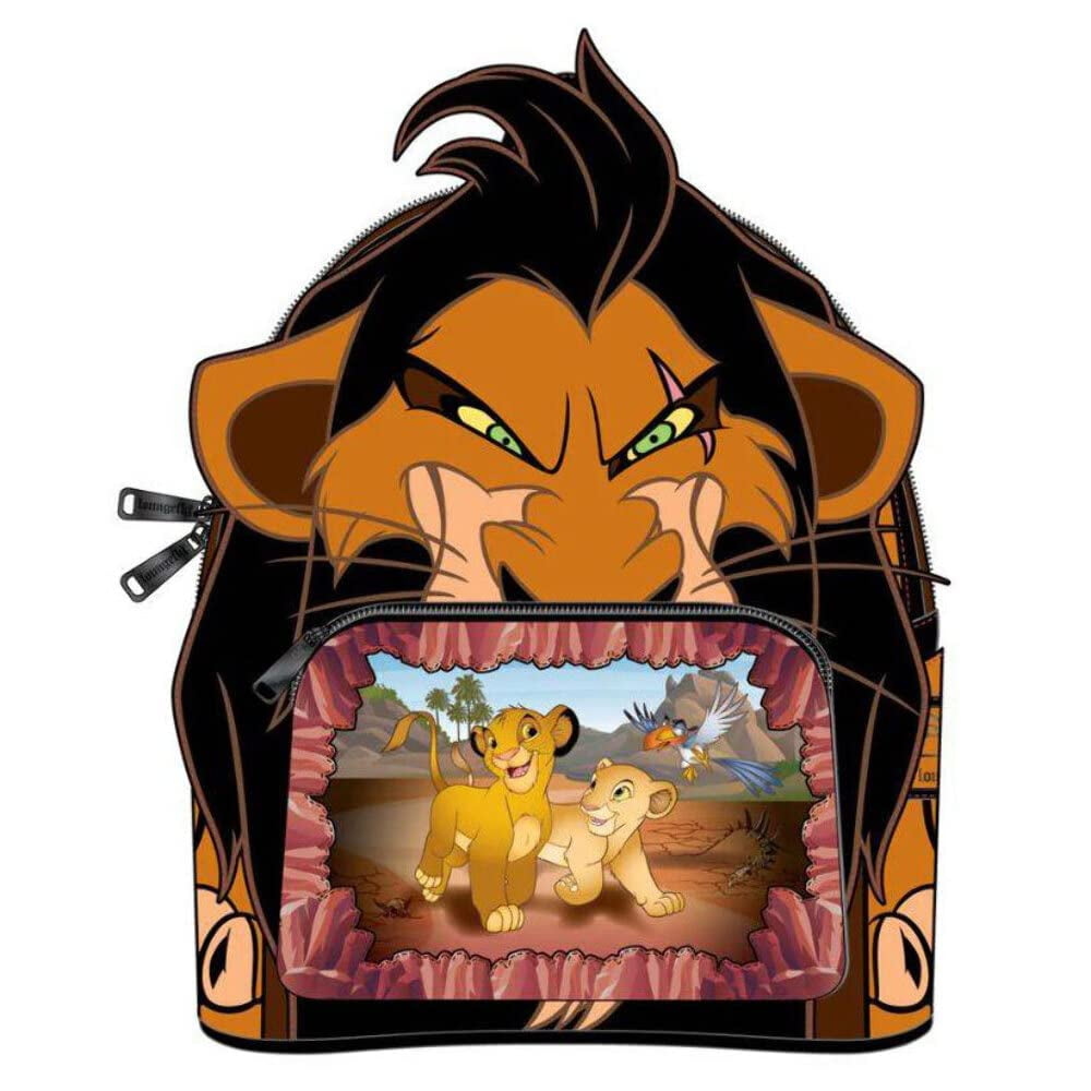 Loungefly Disney Villains Scene Lion King Scar Womens Double Strap Shoulder Bag Purse Walmart