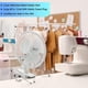 thumbnail image 4 of Comfort Zone Ventilador de escritorio portátil silencioso para interiores de 6 pulgadas, 2 velocidades, con clip e inclinación totalmente ajustable, 4 of 5