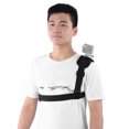 thumbnail image 4 of Camera Chest Strap Harness Mount, Adjustable Single Shoulder Chest Strap, With Connection Plate, Universal For , For  Action Camera Outdoor Photography, 4 of 8