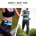 thumbnail image 2 of Gupgi Sac de Taille Imperméable Unisexe pour Extérieur Sport Course Multi-Poches, 2 of 5