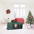 thumbnail image 2 of HUGFEGWE Christmas Tree Storage Bag Fits up to 4 Ft. Tall Disassembled Tree, Santa Claus Print Heavy Duty Storage Container Durable Reinforced Carry Handles Waterproof Material Protects U2536-24115, 2 of 5