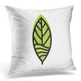 thumbnail image 1 of BOSDECO Contour Green Badge Leaf Design Inspiration Tea Bio Cosmetics Pillowcase Pillow Cover Cushion Case 16x16 inch, 1 of 1