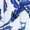 Blue, variant on Women Casual Elastic Drawstring Floral Print Wide Leg Maxi Pants with Pockets Red M