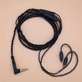 thumbnail image 3 of Cable de actualización de auriculares Perfecl de 3,5 Mm para ATH IM01 IM02 IM03 Negro, 3 of 8