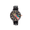 Black/Glitter, variant on Women's Sunray Dial with Goldtone Case and Gold Metallic Strap Watch with Rhinestones