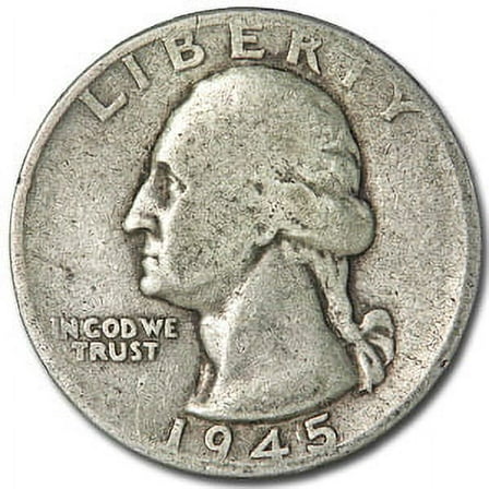 1945 Washington Quarter Good/XF