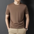 thumbnail image 5 of Men's Ice Silk Short Sleeve T-Shirts Crew Neck Summer T-Shirts, 5 of 7