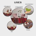 thumbnail image 3 of Aakriti Handmade Rag Rug, Chindi Rug, Multicolored, Indian Rug, Recycled Rug, Boho Style, Decorative Rug ( 5x3 ft) (Red), 3 of 5