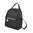 thumbnail image 4 of Mini Mochila Para Mujer, Bolso De Hombro Ligero Y Sencillo Para Niñas, Universidad, Mujer, Negro, 4 of 8
