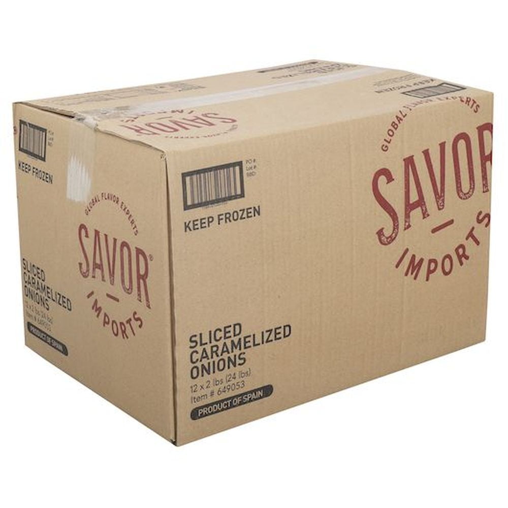 Savor Imports Caramelized Sliced Onion, 2 Pound -- 12 per case