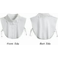 thumbnail image 4 of Detachable Dickey Collar Half Blouse Shirt Collar Fake Collar for Women Girl, 4 of 9