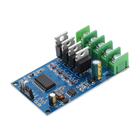 Motor Driver Board Motor Driver Controller H Bridge Module High Power Board Electrical Equipment Motor Driver Module H Bridge High Power With 4 Exterior NMOS Pipe Brake Forward And