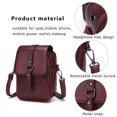 thumbnail image 4 of Bolso bandolera myfriday Vintage de piel para mujer, 4 of 7