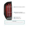thumbnail image 3 of Spec-D Tuning Jet Black Full LED Strip Tail Lights w/ Red Sequential LED Light Bars and Startup Animation Compatible with 2014-2021 Toyota Tundra, Left + Right Pair Assembly, 3 of 7