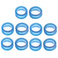 thumbnail image 1 of Tijera de Peluquero Sunnimix Silicona Agarre de Pet Grooming Shear Azul Inserciones de anillos de dedo, 1 of 8