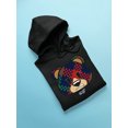 thumbnail image 3 of Argyle Bear Vibes - Classic Plaid Emoji Design Men's Hoodie, 3 of 4