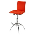 thumbnail image 2 of Pemberly Row Adjustable Bar Stool in Red (Set of 2), 2 of 5
