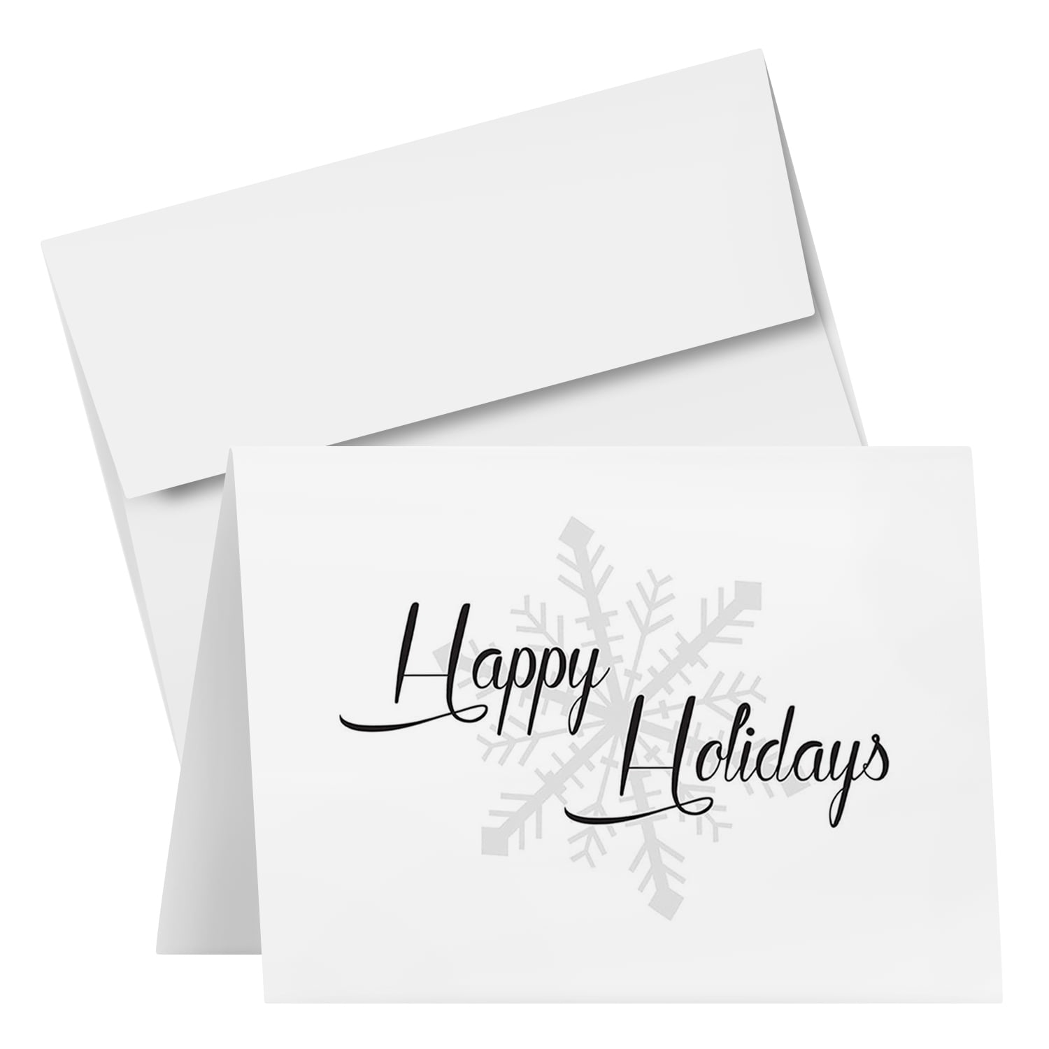 Happy Holidays – White Blank Fold Over Greetings Cards and Envelopes – for Christmas and New Year's Gifts and Presents | 25 Cards and 25 Envelopes per Pack | 4.5 happy-holidays-white-blank-fold-over-greetings-cards-and-envelopes-for-christmas-and-new-year-s-gifts-and-presents-25-cards-and-25-envelopes-per-pack-4-5-x-6-when-folded-walmart-com