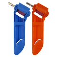 thumbnail image 1 of 2 Pcs Drill Bit Sharpener,Corundum Drill Bit Sharpener,Portable Drill Bit Sharpening Tool,Made of High Quality ABS Plastic and Brown Corundum Grinding Wheel,High Hardness(Blue,Orange), 1 of 5