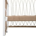 thumbnail image 6 of Christopher Knight Home Boho Outdoor Lounge Chairs with Handwoven Rope, Steel Frame, Beige and Natural, Set of 2, 6 of 12