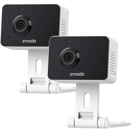 2 Pack Mini Pro 1080P Indoor Home Security Camera Wireless Baby Monitor Pet Cam