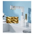 thumbnail image 2 of Multifunctional Bathroom Faucets Pull Out Basin Mixer Sink Faucet LED Temperature Tap 360°, 2 of 13