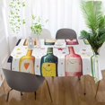 thumbnail image 5 of Yayeee Tablecloths for Rectangular Tables 54 x 72 inch Party Table Cover, Heart Bottles, 5 of 6