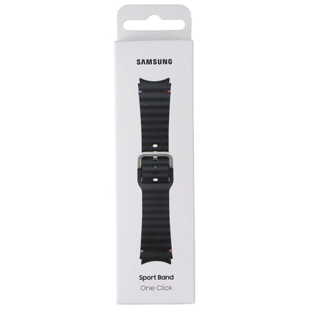 Samsung One Click Sport Band for Galaxy Watch4 - Black (20mm, M/L)