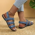 thumbnail image 5 of Ladies Casual Sandals Fashionable Sandals for Women Flat Casual Sandals Raffia Sandals for Women Memory Foam Sandals Women Sandals for Wild Diva Sandals for Women Dressy Heel, 5 of 5