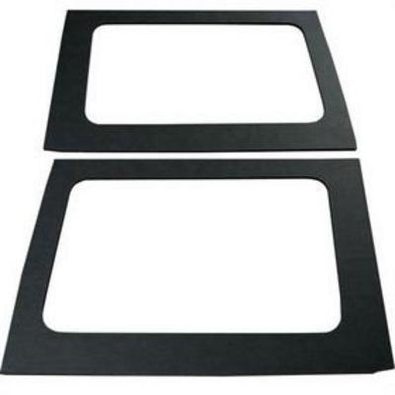 Boommat 050163 Leather-look Rear Side Windows Sound-Deadening For 2011 & Up Jeep Wrangler Hard Tops (4 Door)
