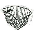 thumbnail image 2 of KAKOWELY Bike Back Basket Carbon Steel Rear Basket Cycling Accessory 1Pack, 2 of 8