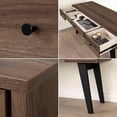 thumbnail image 5 of Pemberly Row Computer Desk with Power Bar Natural Walnut Pemberly Row, 5 of 7