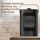 thumbnail image 5 of Mini calentador eléctrico de 1500 W, protección contra sobrecalentamiento, calentador de espacio para escritorio de oficina JShteea El nuevo, 5 of 9