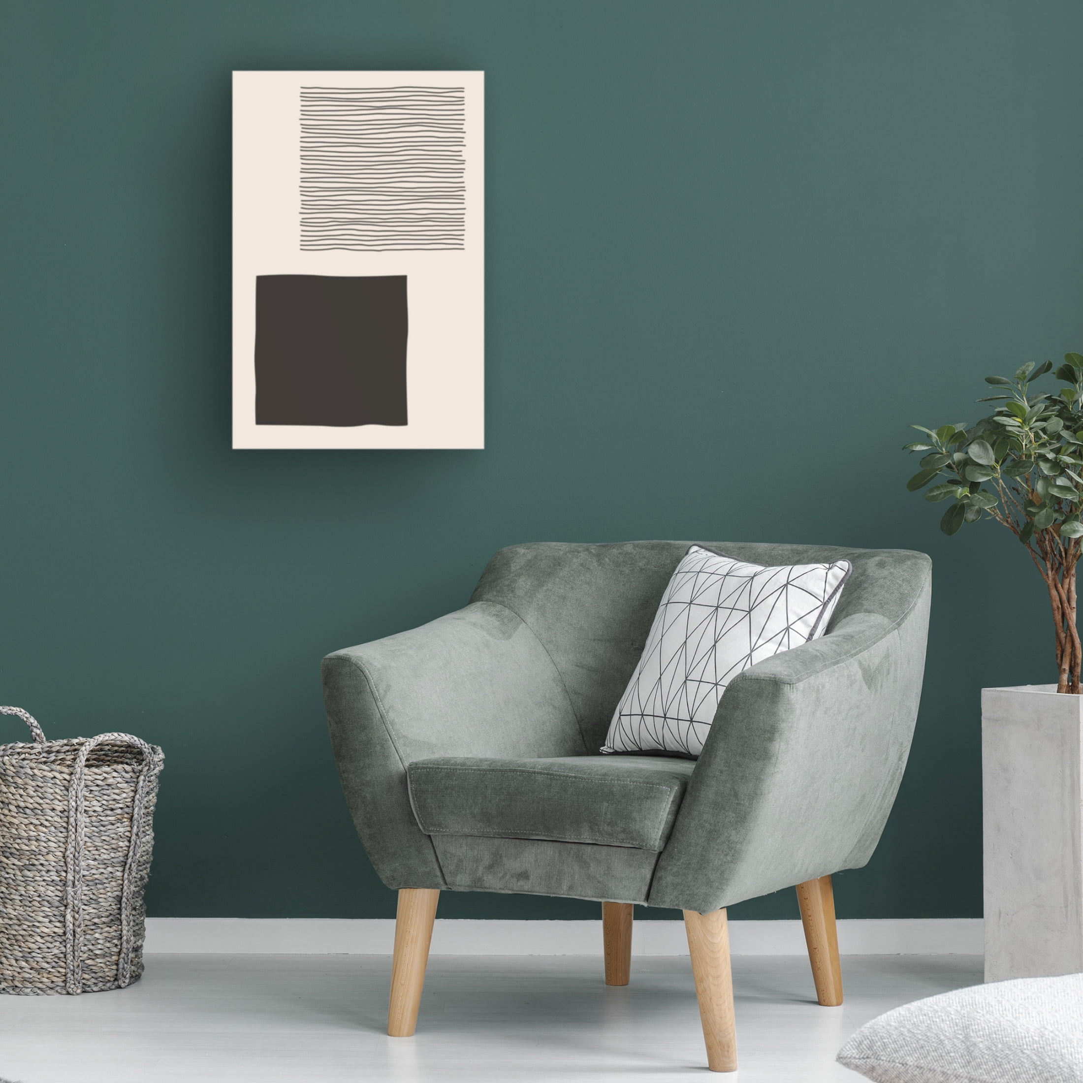 Trademark Fine Art jay stanley Dark Minimalism Series 1 Canvas Wall Art
